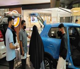 Suzuki Weekend Sales di Mal Ska Pekanbaru, Minggu (9/10/2022). Foto Ist